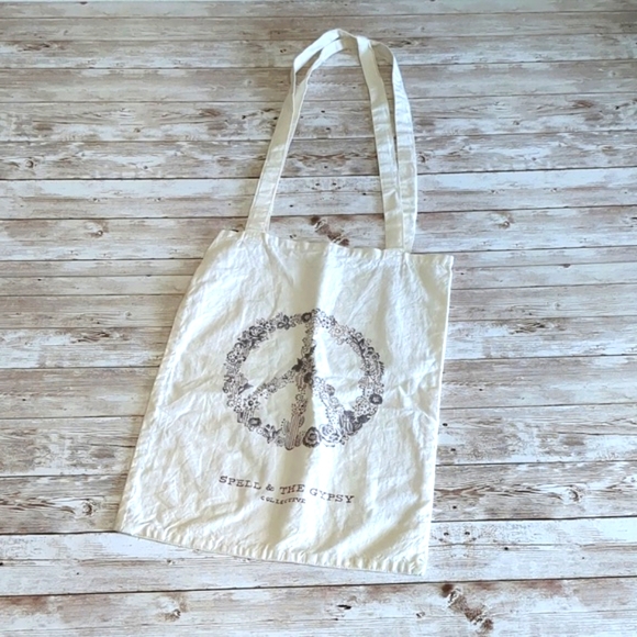 Spell & the Gypsy Collective Calico Bag Peace Cactus - Picture 2 of 13